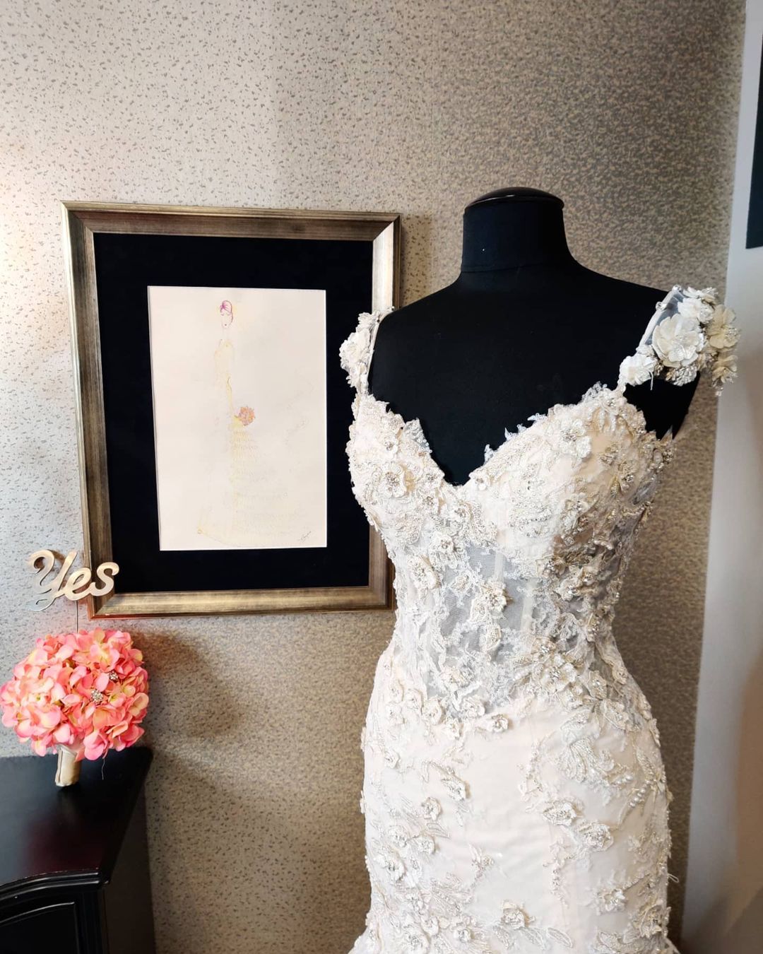 Amazing Mermaid Sweetheart Wedding Dress With Lace-Wedding Dresses-BallBride