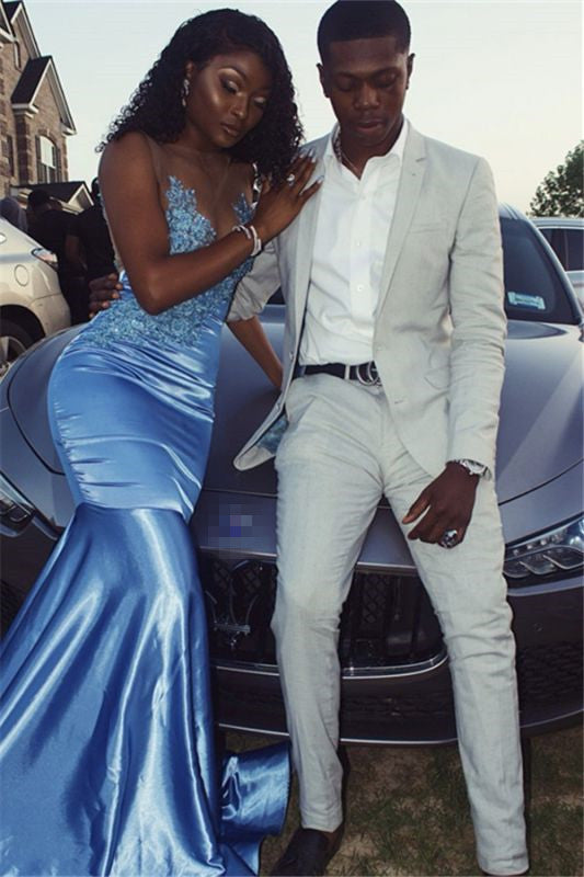 Hot Selling White Bespoke Prom Suit With Notch Lapel-Prom Suits-BallBride
