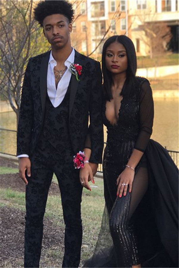 Look Stylish with Handsome 3-Piece Business Suit-Prom Suits-BallBride